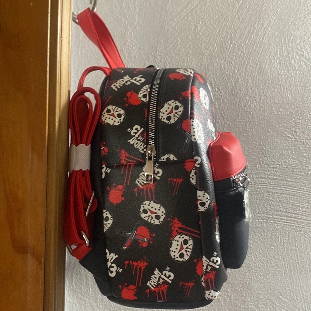 Friday the 13th mini backpack+Jason Voorhees 13 Jersey XXL🔪🩸